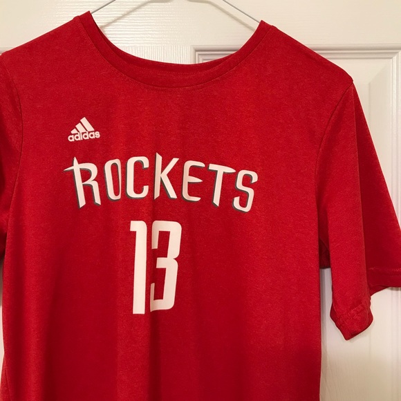 Adidas James Harden Houston Rockets Dri Fit T-Shirt Jersey - Picture 2 of 5